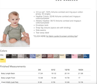 Custom Baby Bodysuit, Personalized Baby Bodysuit