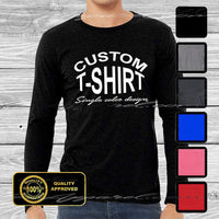Custom Long Sleeve Bella Canvas Men's Shirt