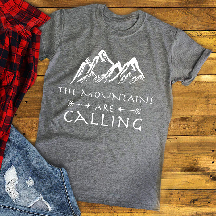 MOUNTAINS ARE CALLING MENS SHIRT