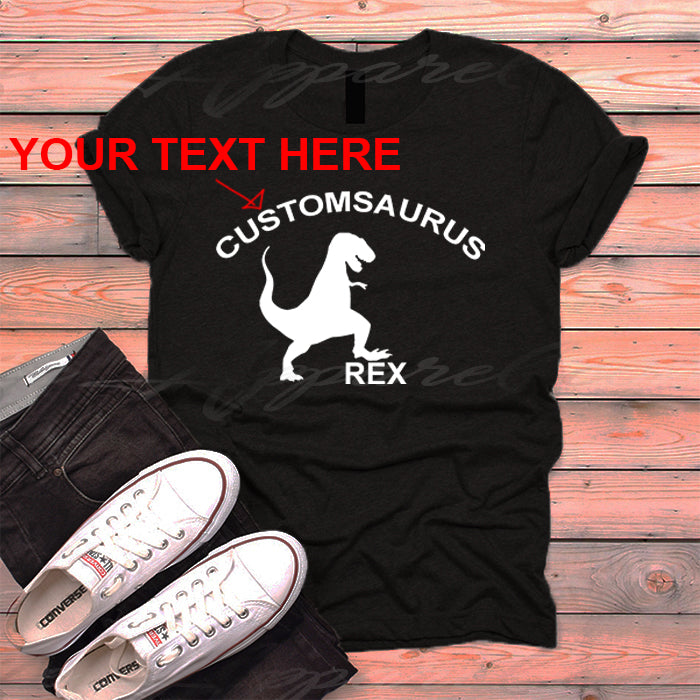 CUSTOMSAURUS REX T-SHIRT